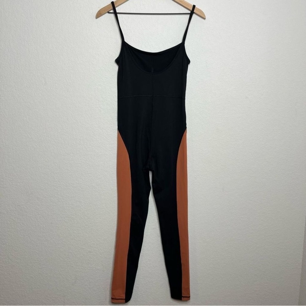 Wilfred Free Black Divinity Jumpsuit with Peach Panels - Women’s Size US S